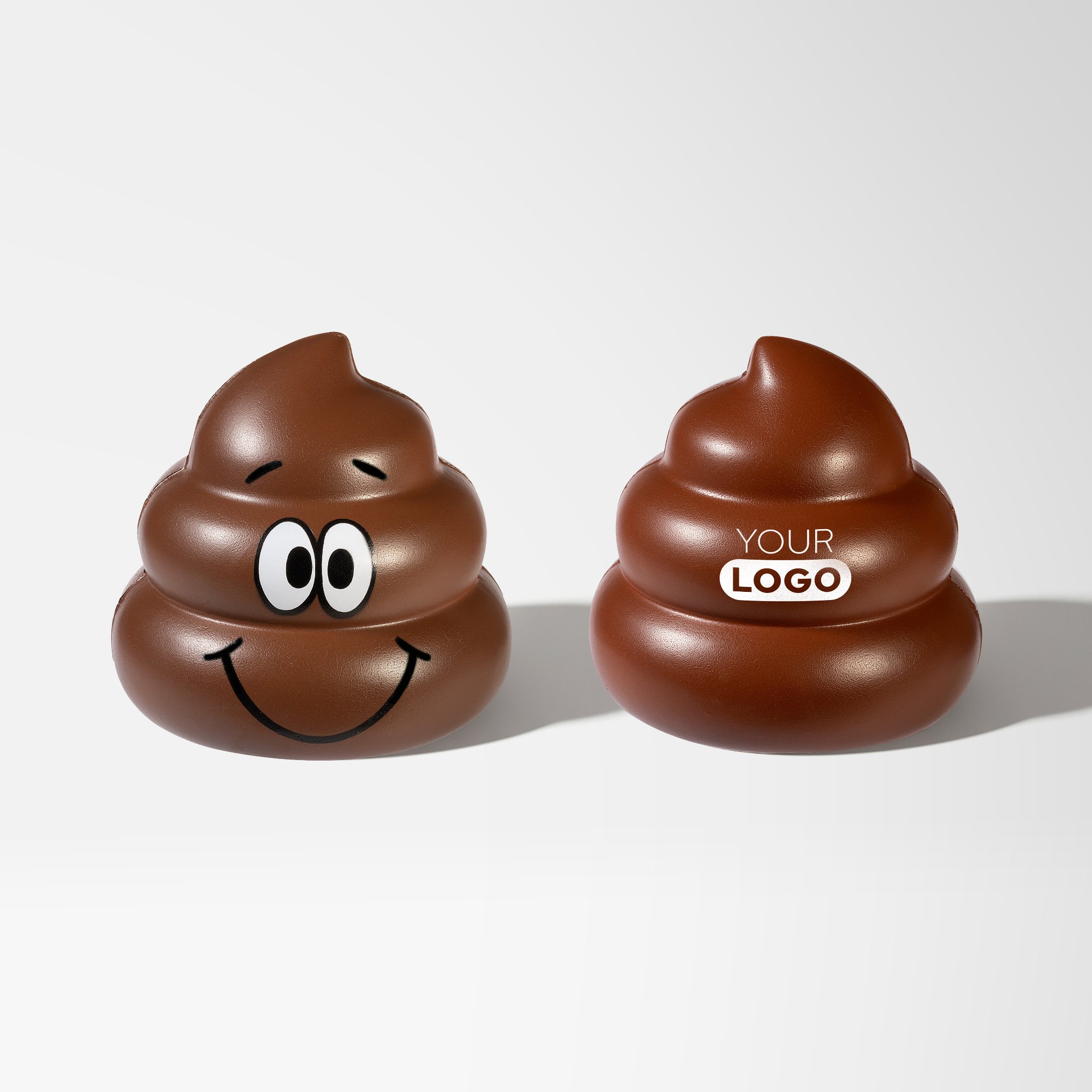 Custom Happy Poo Shape Stress Reliever | Pens.com