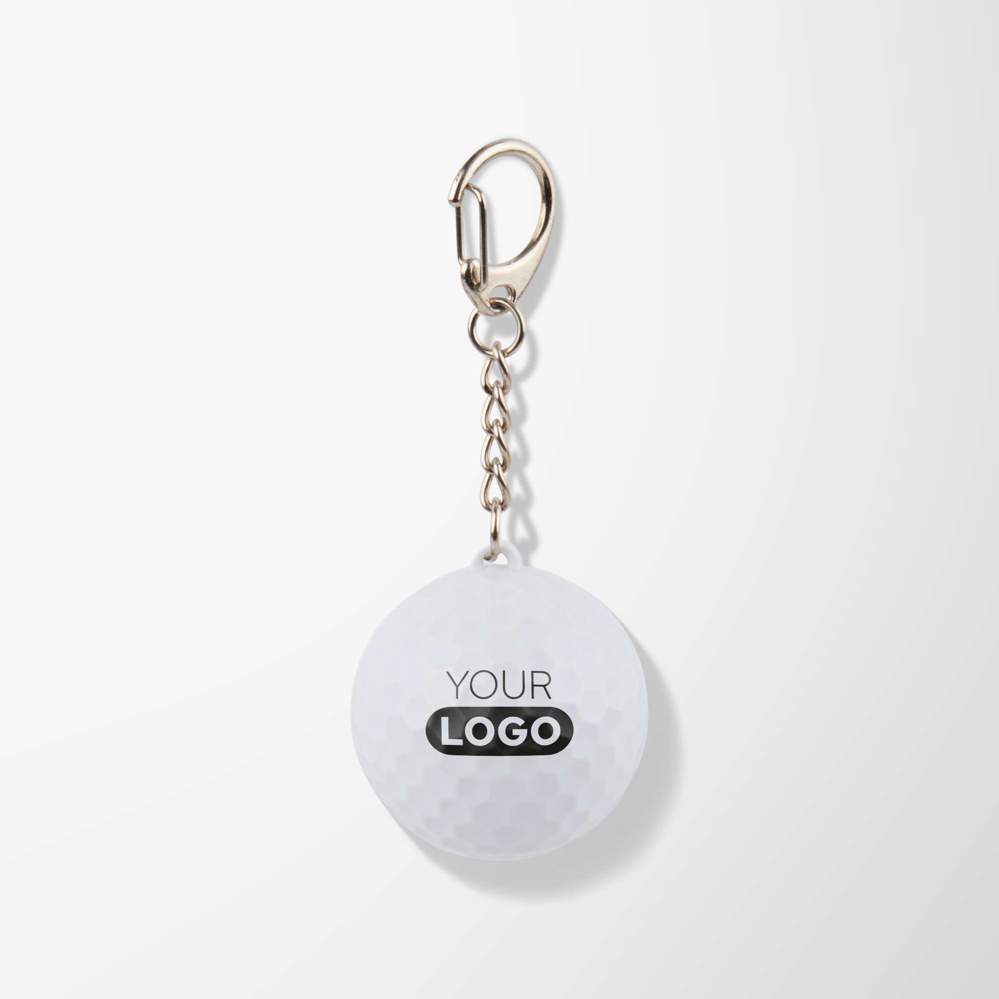 Custom SPF 15 Recycled Golf Ball Lip Balm Keychain | Pens.com